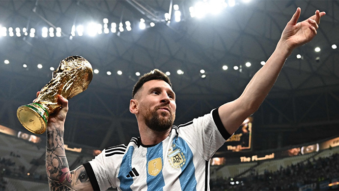 Messi world cup qua bong vang